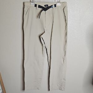 Kavu Tan Chinos Lightweight Hiking Pant With Belt Medium